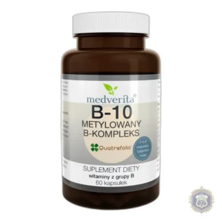 B-10 Methylated B-Complex 60 Capsules Medverita — zdjęcie 1