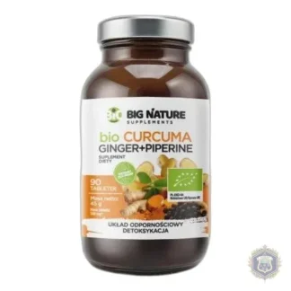 Big Nature Curcuma Ginger Piperine BIO 90 t. — zdjęcie 1