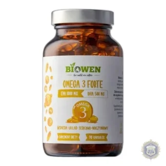 Biowen Omega 3 Forte 90 k EPA 1000 mg DHA 500 mg — zdjęcie 1