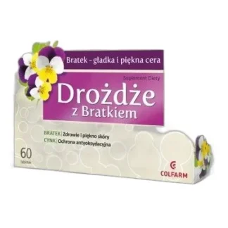 Colfarm Yeast with Pansy 60 tablets — zdjęcie 1