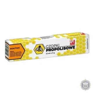 Propolis Suppositories with Sea Buckthorn 12 pcs x 2g API Effect — zdjęcie 1