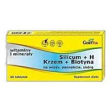 Gorvita Silicum H Silicon Biotin 30 Tablets — zdjęcie 1