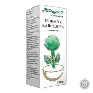 Herbapol Artichoke Elixir 100 ml Cholesterol — zdjęcie 1
