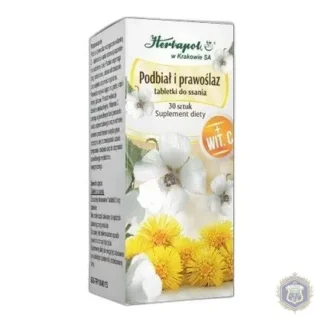 Herbapol Coltsfoot and Marshmallow 30 tablets. — zdjęcie 1