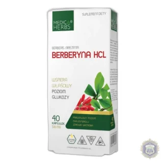 Medica Herbs Berberine HCl capsules 40 pieces — zdjęcie 1
