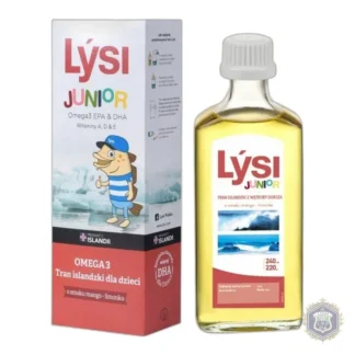 Lysi Icelandic Cod Liver Oil for Children Mango-Lime — zdjęcie 1