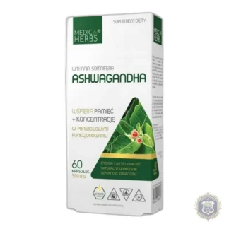 Medica Herbs Ashwagandha 60 capsules — zdjęcie 1