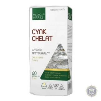Medica Herbs Zinc Chelate 60 capsules — zdjęcie 1