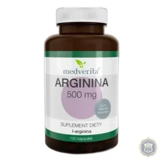 Medverita Arginine 500 mg 100 capsules — zdjęcie 1