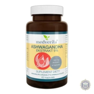 Medverita Ashwagandha Extract 9% 60 Capsules — zdjęcie 1
