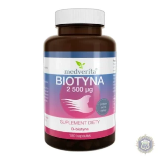 Medverita Biotin 2500 µg 180 capsules hair skin B7 — zdjęcie 1