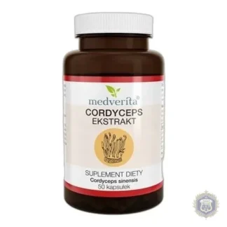 Medverita Cordyceps extract 500 mg 50 capsules — zdjęcie 1