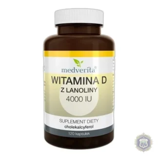 Medverita D3 4000 IU vitamin D from lanolin - 120 capsules — zdjęcie 1
