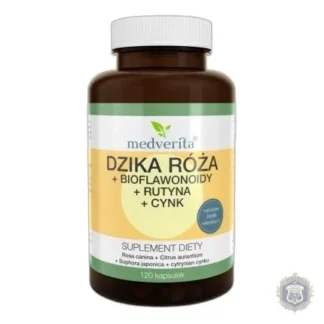 Medverita Wild Rose Rutin Zinc 120 capsules — zdjęcie 1