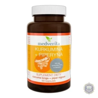 Medverita Curcumin Piperine 60 Capsules — zdjęcie 1