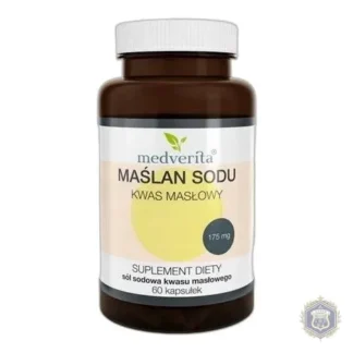 Medverita Sodium Butyrate 60 Capsules IBS Digestion Anti-Inflammatory Action — zdjęcie 1