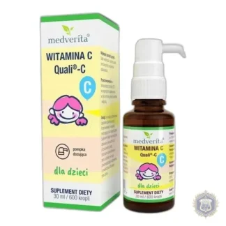 MEDVERITA Vitamin C Quali-C for children in drops 30 ml — zdjęcie 1