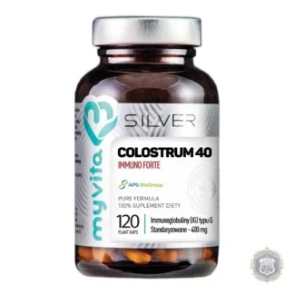MyVita Silver Colostrum 40/400mg 120 Capsules Immunity — zdjęcie 1