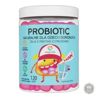 Myvita Natural Probiotic Gummies 120 pcs for Intestines — zdjęcie 1