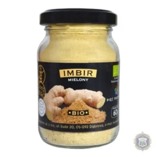 Five Transformations Ground Ginger 60 g Organic — zdjęcie 1