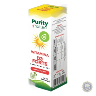 Purity of Nature Vitamin D3 Forte 30 ml in drops — zdjęcie 1