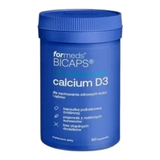 Dietary supplement ForMeds BICAPS calcium D3 vegan 60 capsules — zdjęcie 1