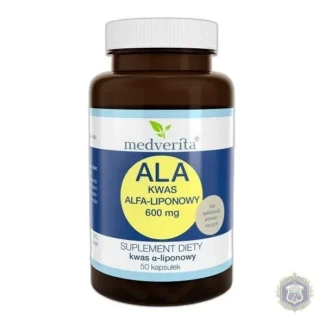 Dietary supplement Medverita ALA alpha-lipoic acid 50 capsules — zdjęcie 1