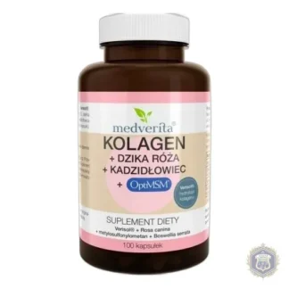 Dietary Supplement Medverita Collagen Wild Rose Frankincense Opti MSM 100 pcs. — zdjęcie 1