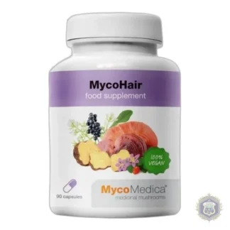 Dietary supplement MycoHair MycoMedica 90 capsules vegan mushrooms — zdjęcie 1