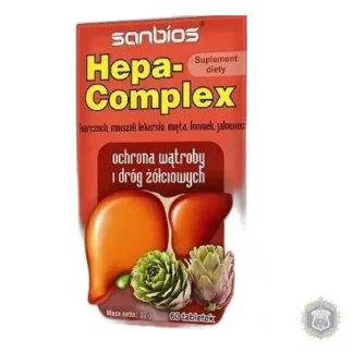Dietary supplement Sanbios Hepa-Complex 60 pieces — zdjęcie 1