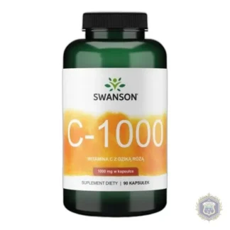 Swanson Vitamin C With Wild Rose 1000 mg 90 Capsules — zdjęcie 1