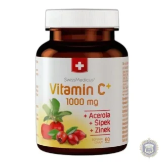 SwissMedicus Vitamin C 1000 mg acerola zinc rose — zdjęcie 1