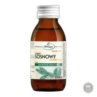 Herbapol Pine Syrup with Vitamin C 100 ml Vegan — zdjęcie 1