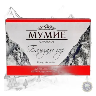Altai Mumio Tablets Farm-Produkt, 60 pieces, without dyes, without sugar — zdjęcie 1