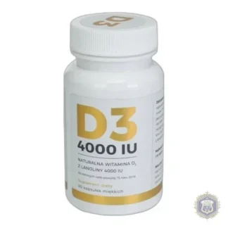 Visanto Vitamin D3 from lanolin 4000 IU 60 capsules — zdjęcie 1