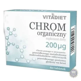 Vitadiet organic chromium 200 µg, 60 tablets — zdjęcie 1