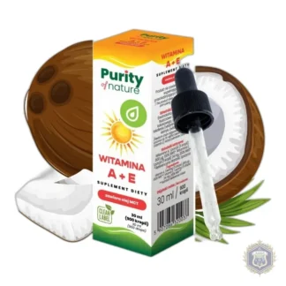 Vitamin A+E Drops 30ml in MCT Oil for Eyes and Skin, 180 Portions — zdjęcie 1